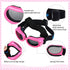 Frienda 4 Pieces 4 Inch Pet Dog Helmet and Goggles Set Paded Pet Motorcycle Helmet and Dog Sunglasses Safety Pet Cap and Adorable Pet Goggles with Adjustable Belt for Small Dog Riding Cycling Outdoor