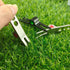 GANPUB 1Pc Silver Golf Ball Fork Pivot Divot Repair Tool Compatible Golf Divot Tools On-Course Accessories Divot Tools