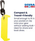 3.25" Scuba Choice Plastic Lobster Gauge w/Clip