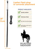 Hunters Saddlery Flash Noseband Strap Attachment with Converter for English Leather Horse Bridle