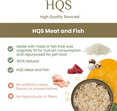 HQS Natural Wet Dog Food Chicken Fillet Entree in Broth by almo nature, 5.5 oz (Pack of 12)