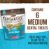 Merrick Fresh Kisses Natural Dental Chews Toothbrush Treats for Medium Dogs - Infused with Real Mint - 30 ct. Box