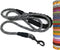 MayPaw Heavy Duty Rope Dog Leash, 4ft Nylon Pet Leash with Soft Padded Handle for Large Medium Dogs (Black)