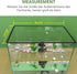 DIY Magnetic Fish Tank Lid Cover, Protective Net 37''X18'', Prevent Fish and Reptiles from Escaping