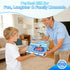 4th Swimm Summer 3-12 AURASUN Kids Fun Pool Toys, Inflatable Pool Cornhole Game Floating, of July American Flag Water