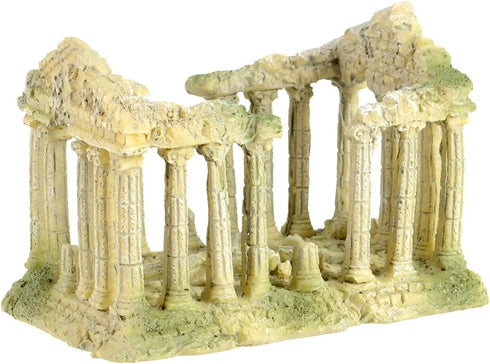Underwater Treasures Roman Temple Aquarium Decoration.