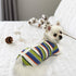 TONY HOBY Dog Pajamas Jumpsuit, Colorful Shirt for Dogs Surgery Recovery Suit for Small Medium Breeds (Blue&White, XL)