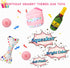 Vertintong 10 Set Pcs Dog Birthday Toy Dog Birthday Cake Bone Wine Bottle Hat Bib Ball Card Ribbon Plush Pet Gifts