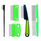 5 Pieces Pet Grooming Comb, Rubber Handle Dog Hair Comb for Removing Eye Mucus, Knots, Mats, and Tangles