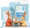 Rabbit Pee Pads, Disposable Super Absorbent Diaper, Pet Toilet/Potty Training Pads for