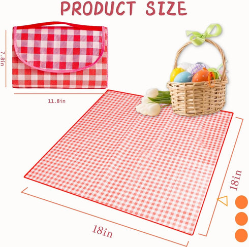 Couleurs Waterproof Picnic Mat, Portable Camping Mat, Beach Mat, Foldable Waterproof Sand Mat with Straps for Outdoor