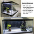Aquarium Background Blue Black, 2 Sides Fish Tank Picture Backdrop for Wallpaper 20" x 48"