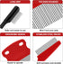 5 Pieces Dog Eye Combs - Tear Stain Remover Combs for Small Dogs, Gently Removing Eye Mucus & Crust (Red, Black)