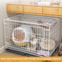 Lockable Spring Cage Latch for Pet Doors, 8.5cm, Silver