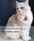 Dog Collar Bell - Loud Cat Bells for Collar, Copper Charm to Save Birds and Wildlife