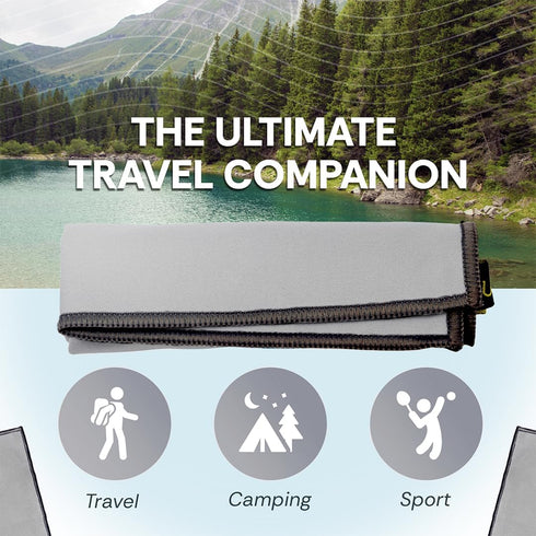 Backpacking Ultralight Quick Dry Microfiber Soft Fast Drying Hand and Face Towel Wash Cloth Camping Yoga Hiking Active