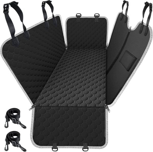 Mancro Dog Car Seat Cover for Back Seat, 2026 Upgraded 600D Heavy