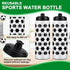 Yaomiao 12 Pcs 20 oz Soccer Water Bottle for Boys, Reusable BPA Free Squeeze Bottles