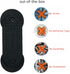 56lbs Double-Sided Magnetic Gun Rack - Rated Gun Mount, No Drill or Adhesive Tape Needed, Scratch-Proof and Portable