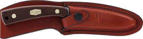 Old Timer 158OT Guthook Skinner 7.3in High Carbon S.S. Full Tang Fixed Blade Knife with 3.5in Blade and Sawcut Handle for Outdoor, Hunting and Camping by Old Timer