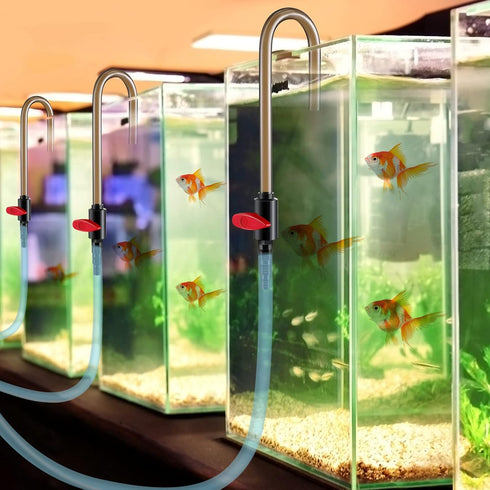 Dreyoo Aquarium Fish Tank Hook Water Changer - Efficiently Fills Your Water, Aquarium Vacuum Filler for Fish Tank