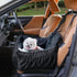 25 lbs, Oiilores Dog Car Seat for Small Dogs, Washable Pet Booster Seats with Clip-On Safety Leash, Comfy Deluxe Plush