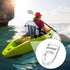 Zonon 4 Pcs Aluminum Kayak Seat Clips and Hooks, Replacement Kit for Kayak Seat Repair and Accessories