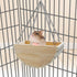 Hamster Wooden Swing Toy Hanging Bed for Gerbil, Rat, Mouse, Dwarf Hamster