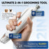 Picky zoom 2-in-1 Trimmers, Dog & Cat Nail Clippers and Grinder with Light Upgraded Safety Guard to Avoid Overcutting