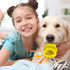 2 Latex Chew Dog Toys, Novelty Squeaky Pacifier Dog Toys for Teething Puppies, Mild Chewing Small, Medium, Large Dogs
