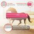 Deshedding Brush for Horses and Large Pets, 8-Inch, Pink, Professional Grooming Tool