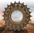 Single Speed Bike Freewheel, Metal 3 Speed Flywheel Bicycle Accessory for Mountain Road Bike (Threaded Type, 16/19/22T)