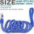 Reflective Dog Leash - Heavy Duty Nylon Braided Rope for Small Medium Large Dogs, Available in 2ft 3ft 4ft 6ft 10ft