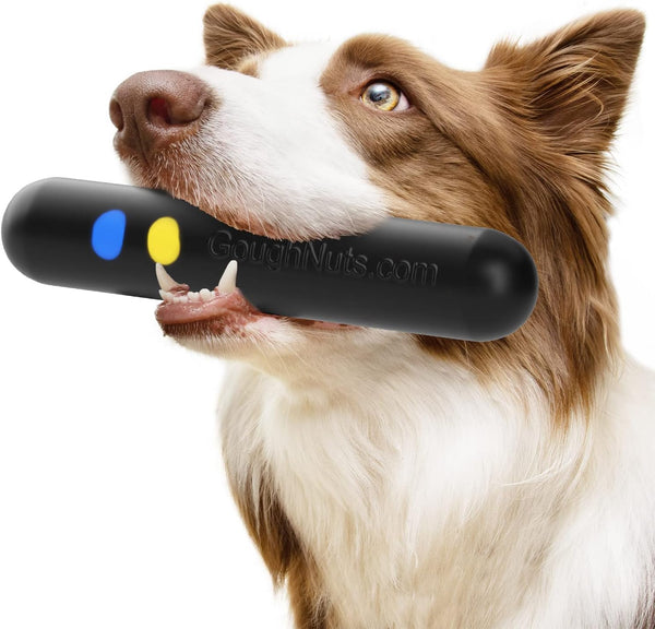 Goughnuts Dog Toys for Aggressive Chewers, Heavy Duty Rubber Stick Toy for Large Breeds