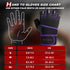 Workout Gloves with Wrist Wrap Support, Weight Lifting Gloves with Full Palm Protection & Extra Grip for Men Women Gym
