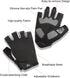 Mealah Workout Exercise Gloves for Men and Women - Breathable Fingerless Gym Gloves for Weightlifting Cycling Training