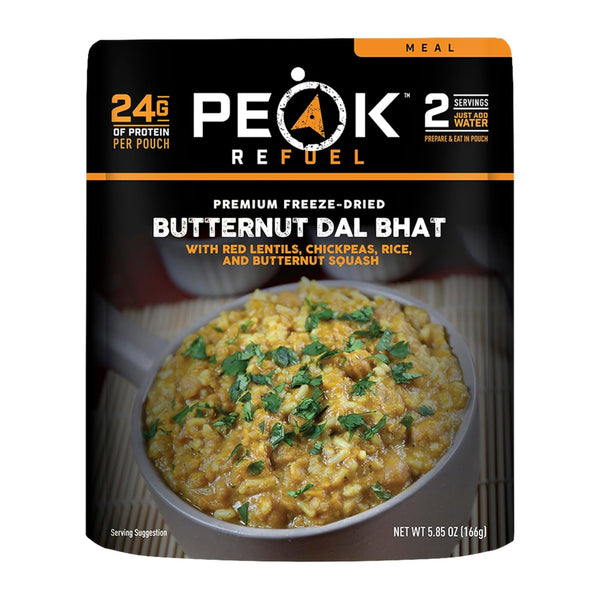 Peak Refuel Butternut Dal Bhat | Freeze Dried Backpacking and Camping Food