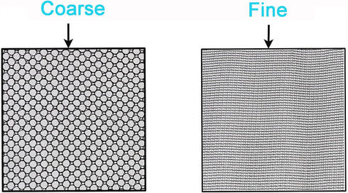 AQUANEAT 10pcs Aquarium Filter Media Bags, Coarse Mesh Bags 3”x8”/5.5”x8”, Plastic Zipper for Carbon