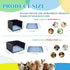 23.62"x23.62"x17.72",Portable Dog Pee Pad Holder Tray with Washable Pee Pad - Foldable Indoor Potty Station for Small