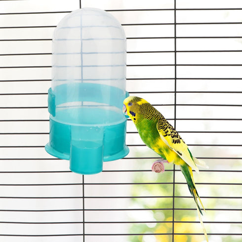 Hypeety Bird Automatic Water Bottle, Parrot Drinking Water Feeder Bowl for Parakeet, Hamster, Mice, Rat, Gerbils