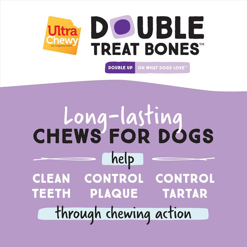 Ultra Chewy Favorite Flavors: Long-Lasting Treats for Large and Small Breeds, Highly Digestible, 6 Count Made in USA
