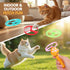 AGIFTMIND 6 Cat Fetch Toy, Rechargeable Flying Disc Launcher with Flying Discs, Cat Interactive Hunting Toys
