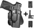 Tactical Scorpion Gear Slimline Modular Level II Retention Paddle Holster for Taurus Millennium G2 PT111 PT132 PT138