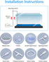 2 Pack Fish Tank Bubbler Air Stone, 2 Inch Ultra Silent Stones for Aquariums, Ideal for 2 to 30 Gallon Fish Tank