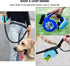(2 Pack) 80 Dog Poop Bag Holder for Leash Attachment with Bags- Waterproof Dispenser with Carabiner, Hands-Free Design