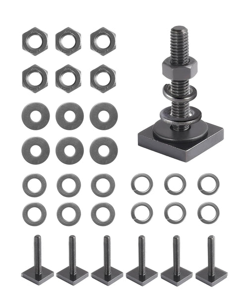 T Slot Bolts for Thule, Yakima Roof Rack Cross Bars, Stainless Square T Track Bolt Adapter for Securing Racks