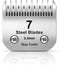 7 Skip Tooth Detachable Pet Dog Grooming Steel Blades,Compatible with Andis,Oster A5,Wahl