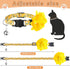 Weewooday 4 Pcs Spring Cat Collar for Girl Cats, Adjustable Flower Collars with Bell for Holiday Party and Daily
