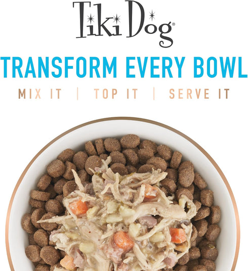 Tiki Dog Born Carnivore Flavor Booster, Variety Pack, Grain Free Dog Food Additive, Meal Topper, 1.5 oz Pouch (Pack of