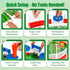 joyddo 6 7 8-12 Mini Foosball Table Soccer Board Games for Kids Adults Indoor Table Games with Dual Flipper Controls